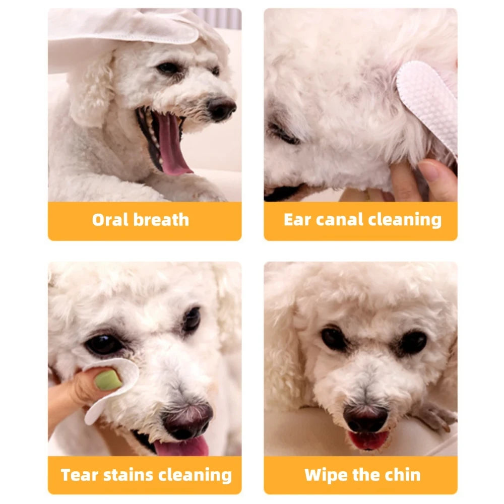 Toallitas para limpiar dientes de Mascotas sergio
