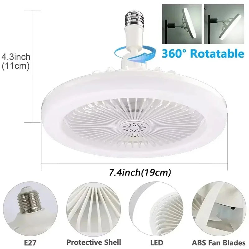Ventilador con luz y control FS-YT-R260