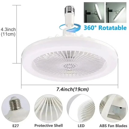 Ventilador con luz y control FS-YT-R260