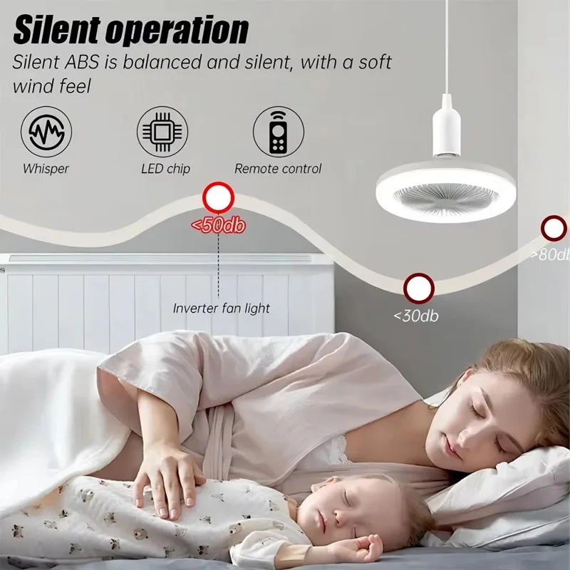 Ventilador con luz y control FS-YT-R260