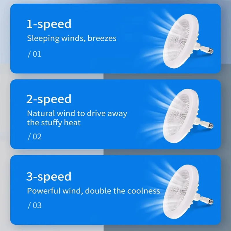 Ventilador con luz y control FS-YT-R260