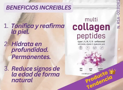 Polvo de Colágeno Multipeptídico