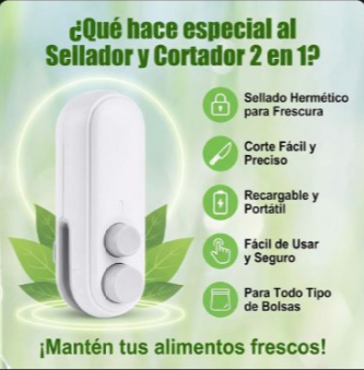 Sellador Portátil de Bolsas