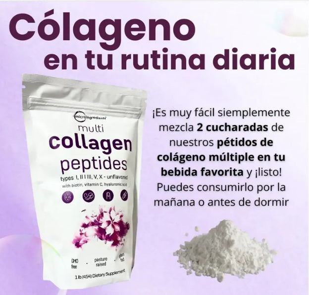 Polvo de Colágeno Multipeptídico