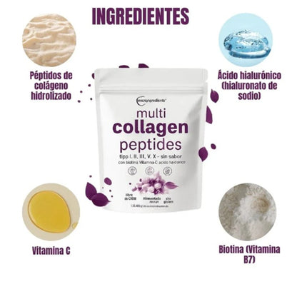 Polvo de Colágeno Multipeptídico
