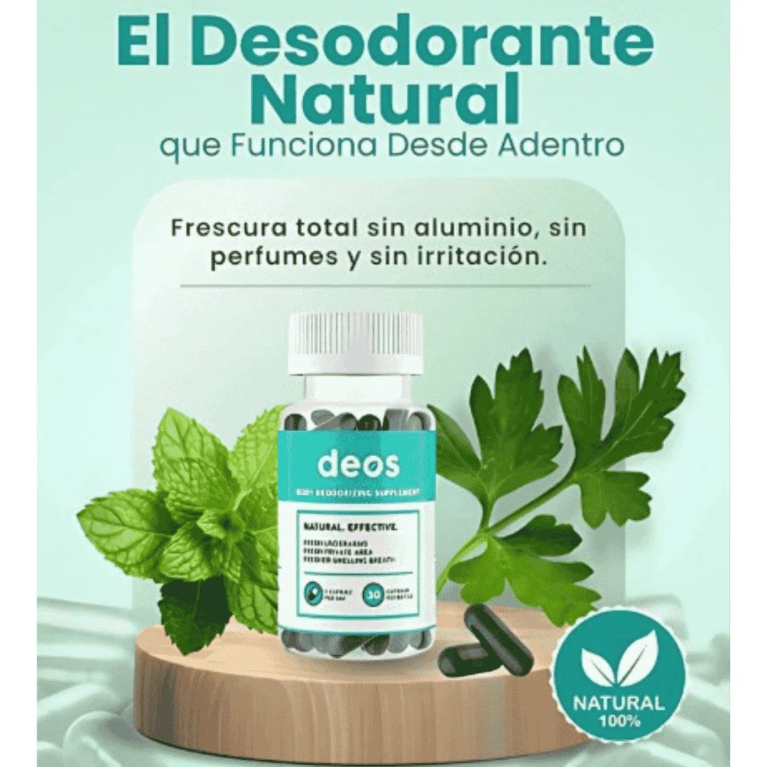 Deos™ Desodorante Corporal 100 % Natural