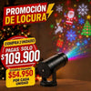 Lleva 2 por $54.900 c/u proyector laser navidad pequeño