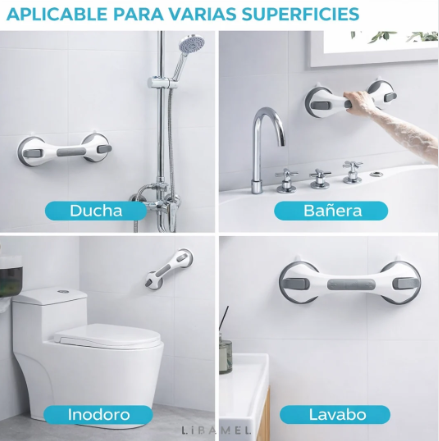 Barra de Agarradera para Ducha PAGA 1 LLEVA 2